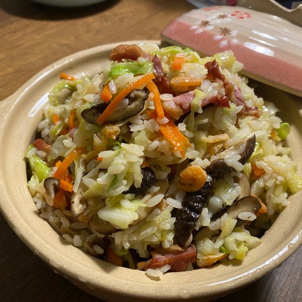 高麗菜炊飯：吳香瑩 一起做