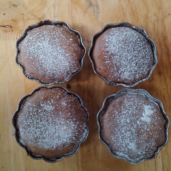 爆漿巧克力蛋糕-令人垂涎的好滋味!：林媄蓉 一起做