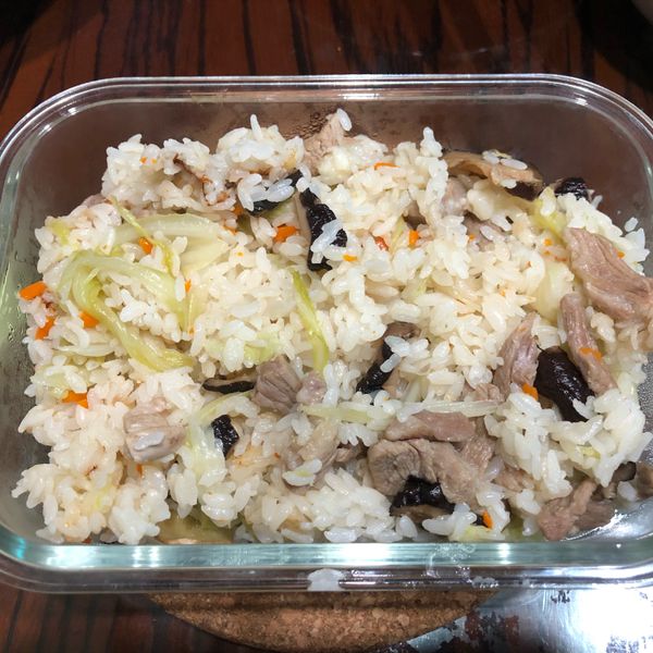 高麗菜炊飯：瘋霓 一起做
