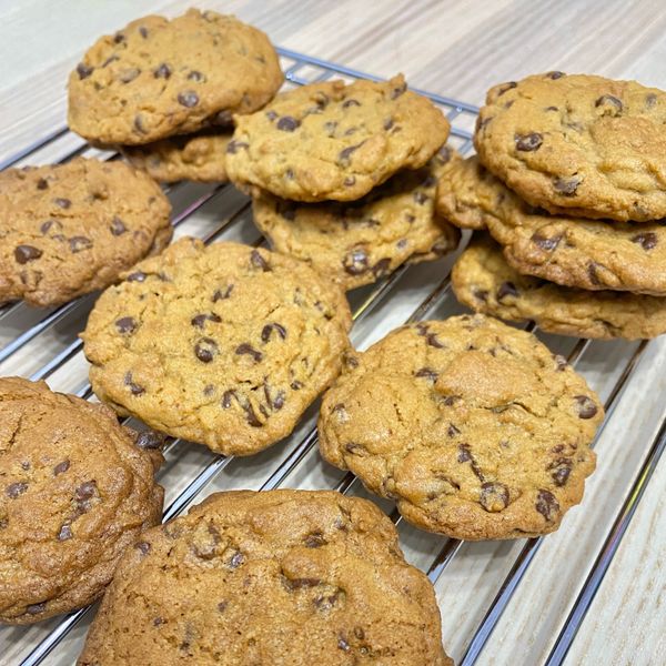 美式巧克力豆軟餅乾：雨田 一起做