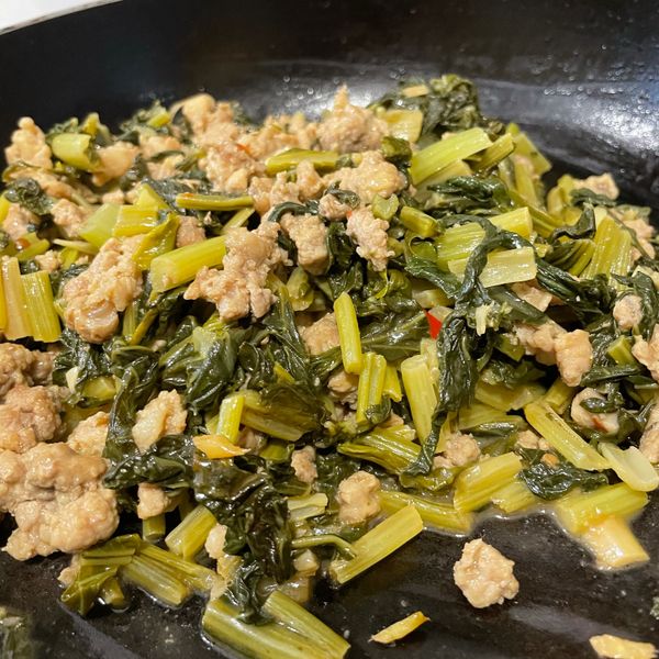 肉末炒雪菜 : BooDo一起做