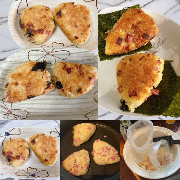 日式烤飯糰（剩飯料理） : 夏天的風一起做