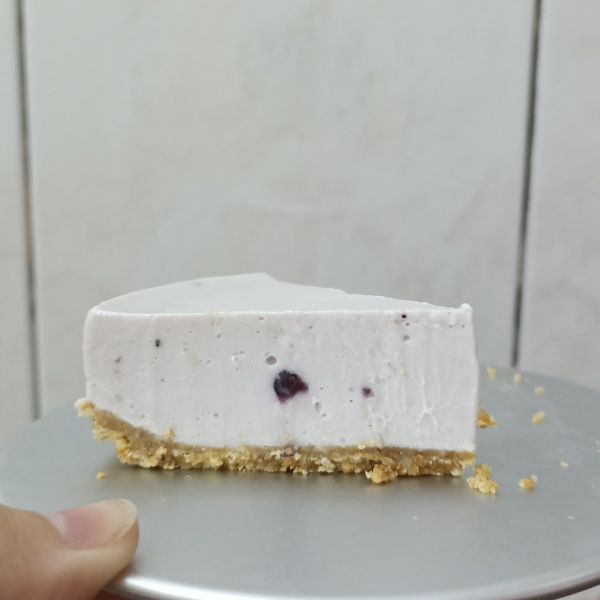 ［免烤箱］藍莓乳酪蛋糕：玉米 一起做