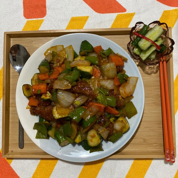 糖醋彩椒雞柳 : Samina Sunya一起做