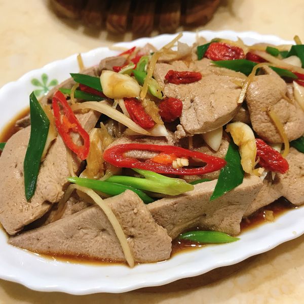 涼拌麻油豬肝 : Iris Liu一起做