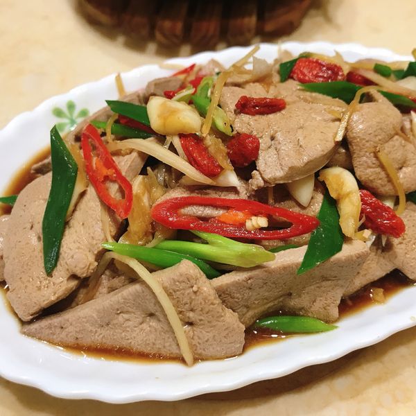 涼拌豬肝 : Iris Liu一起做