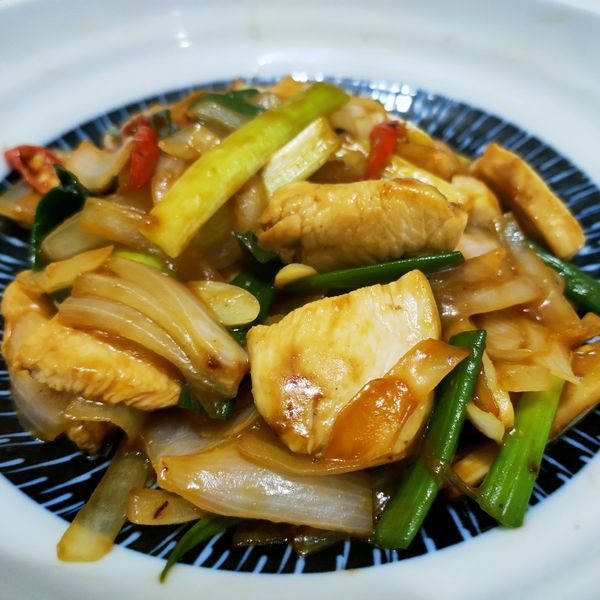 十分鐘快手料理-沙茶蔥爆雞柳 : yang一起做