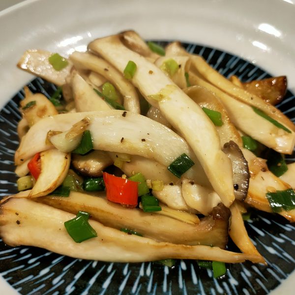 椒鹽杏鮑菇 : yang一起做