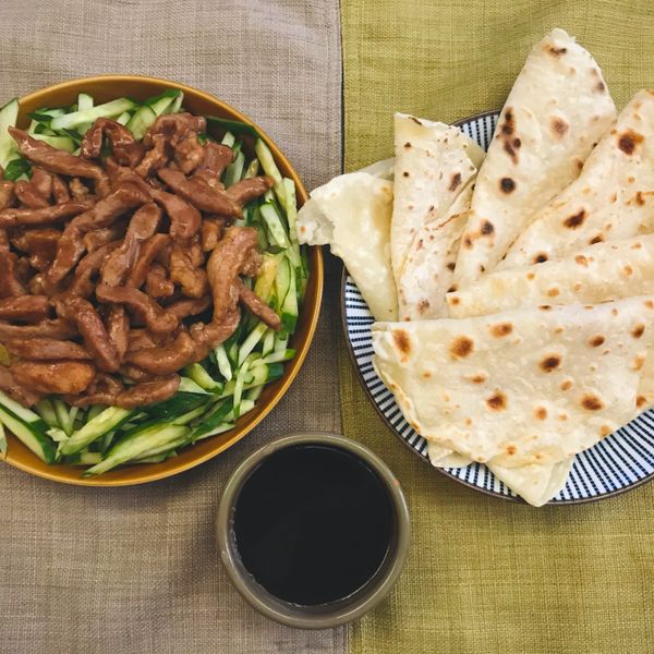 京醬肉絲佐春餅（含甜麵醬作法） : 邋遢媽媽一起做