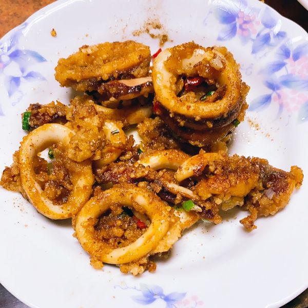 鹹酥炸魷魚(花枝圈) : YiJie Lin一起做