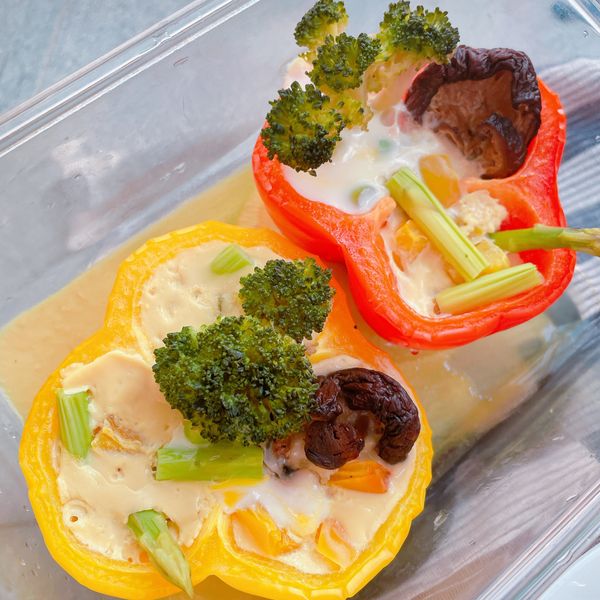 彩椒蒸蛋 : Josephine一起做