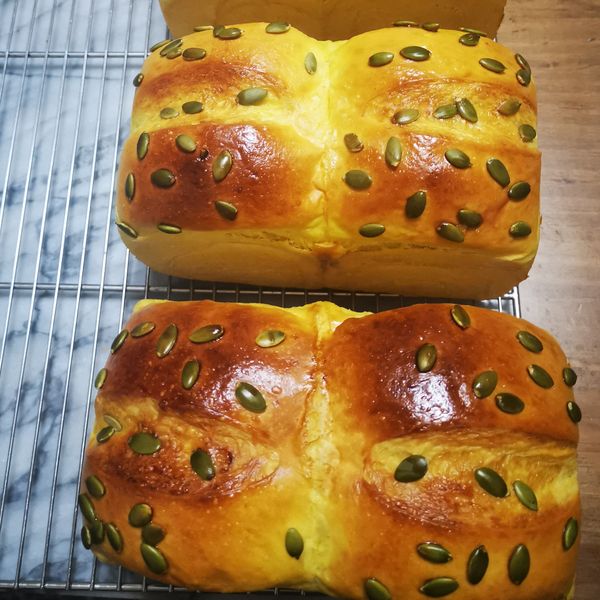 升級版南瓜吐司 : 庭一起做