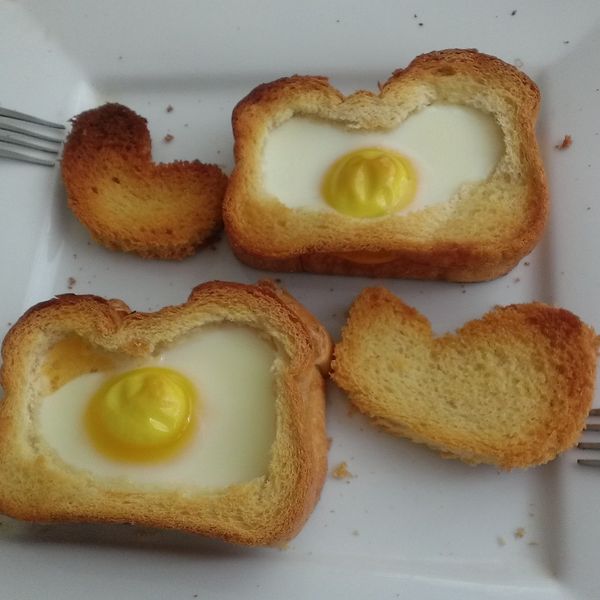 太陽蛋吐司 : cindy一起做