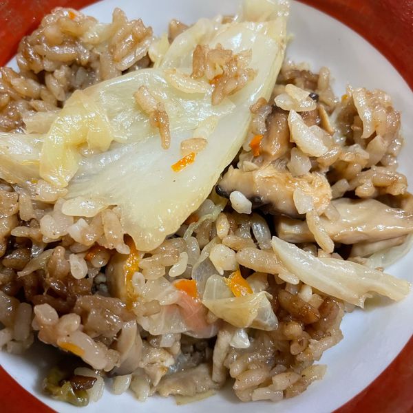 高麗菜炊飯：alice 一起做