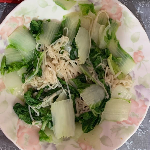 金針菇小白菜 : 💕愛麗絲料理樂園一起做