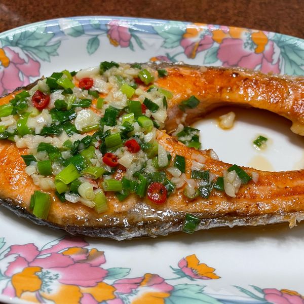 蒜香奶油鮭魚 : 蘇小鹿一起做