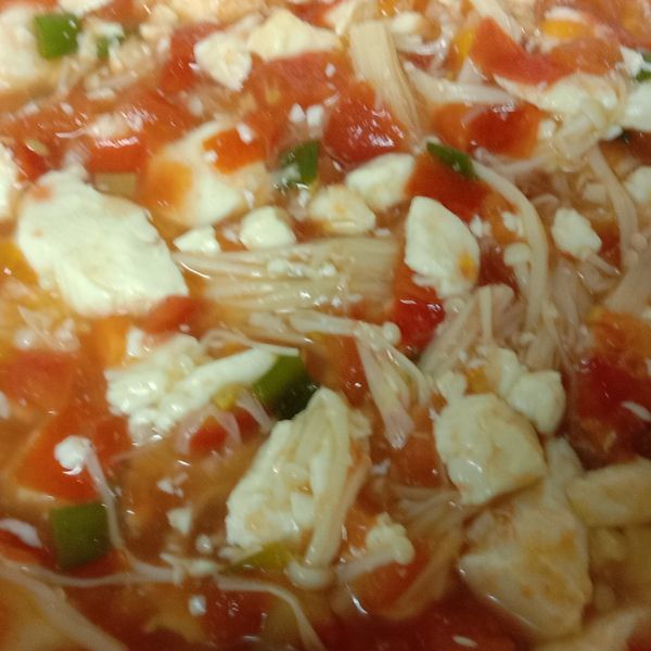 番茄豆腐煲 : 童言崎一起做