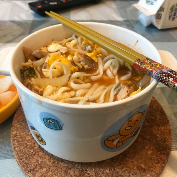 #131 茄汁鯖魚麵 / 颱風麵：shuchu 一起做