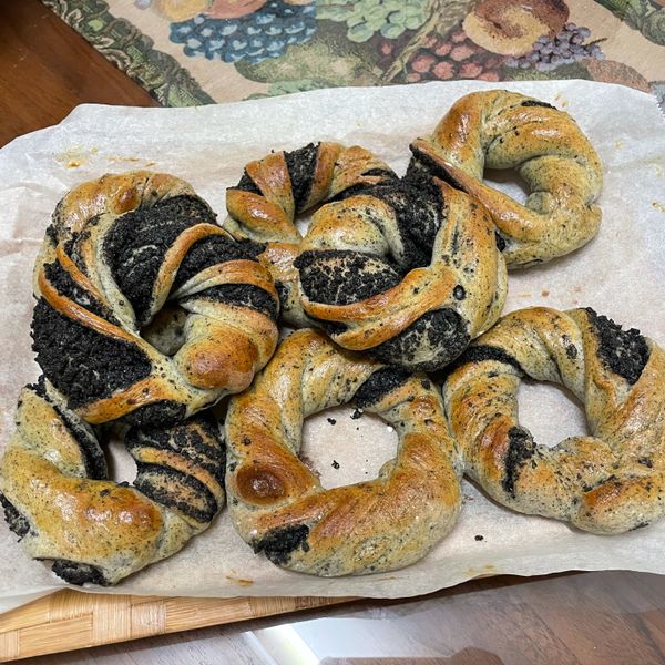 黑芝麻麵包🥯 : 陳家沂一起做