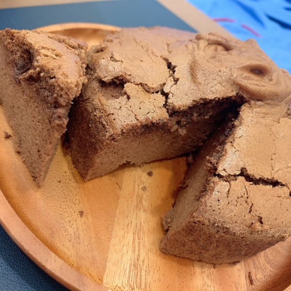 氣炸巧克力戚風蛋糕【氣炸鍋料理】：Yihsuan Wu 一起做