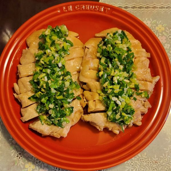 蔥油嫩雞【電鍋版】 : 高麗雅一起做