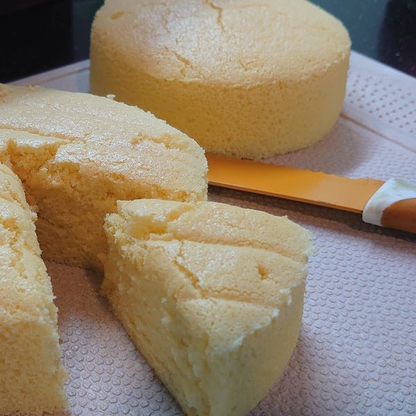 煉乳蛋糕：oliver5 一起做