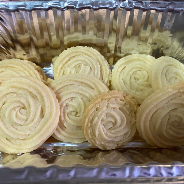 原味、可可擠花餅乾 : Wun Lin一起做