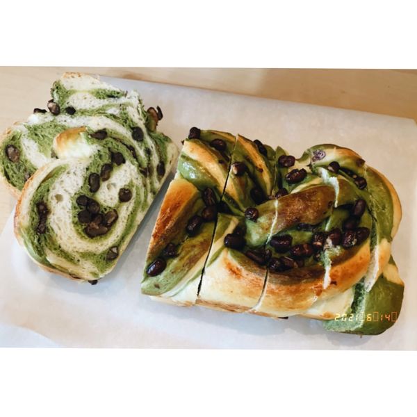 抹茶紅豆鮮奶吐司：劉育宣 一起做