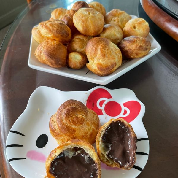 氣炸鍋做甜點-泡芙 : 陳珊珊一起做