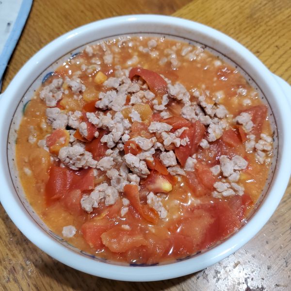 味噌炒番茄肉末：Grace Lin 一起做