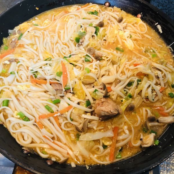 #131 茄汁鯖魚麵 / 颱風麵：昭昭 一起做