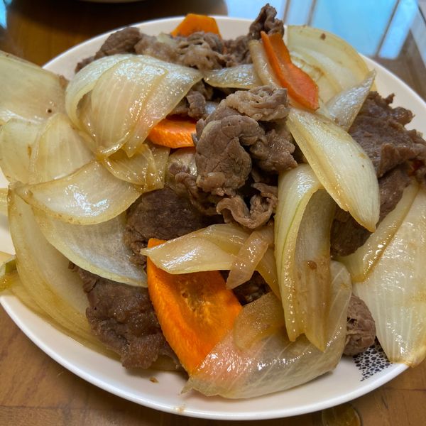 醬香洋蔥牛肉絲 : Sandy Lee一起做