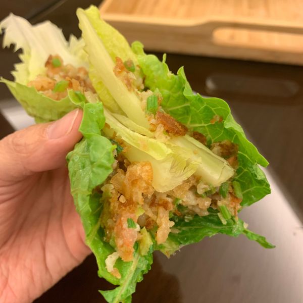 生菜蝦鬆：瑪莎阿弟的媽 一起做