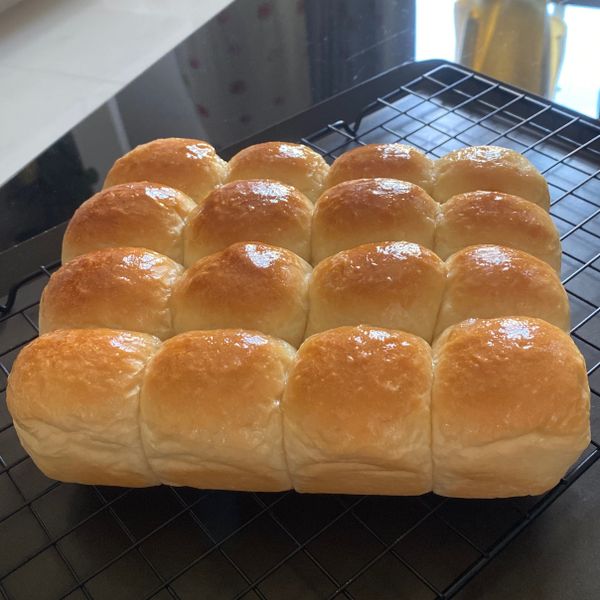 蜂蜜牛奶麵包 : merry一起做