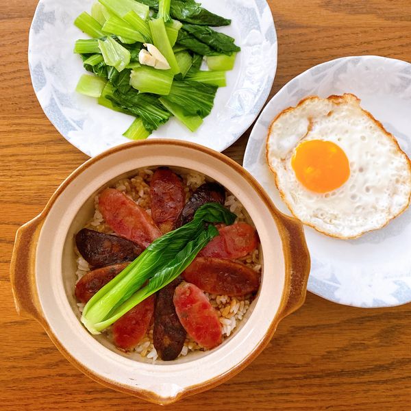 港式臘腸飯一超簡單：琪琪 一起做