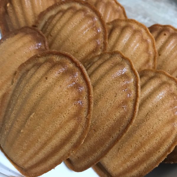 蜂蜜瑪德蓮-原味.可可.抹茶 : eason的媽咪一起做