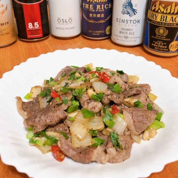 雙蔥椒鹽牛小排 : Emily 愛美麗一起做