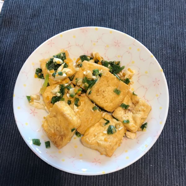 金沙豆腐（板豆腐） : 柯馨怡一起做