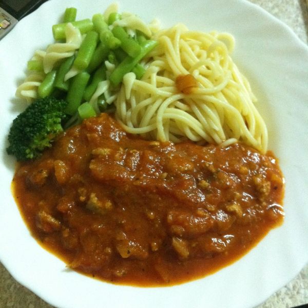 茄汁義大利麵：李佩錡 一起做