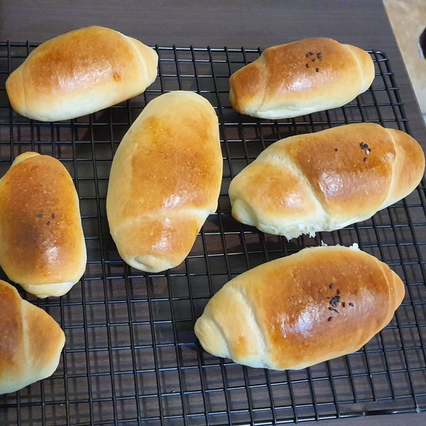 奶油卷麵包 : Anna一起做