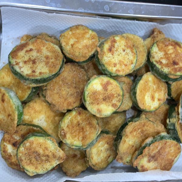 香煎櫛瓜 : 怡茹一起做