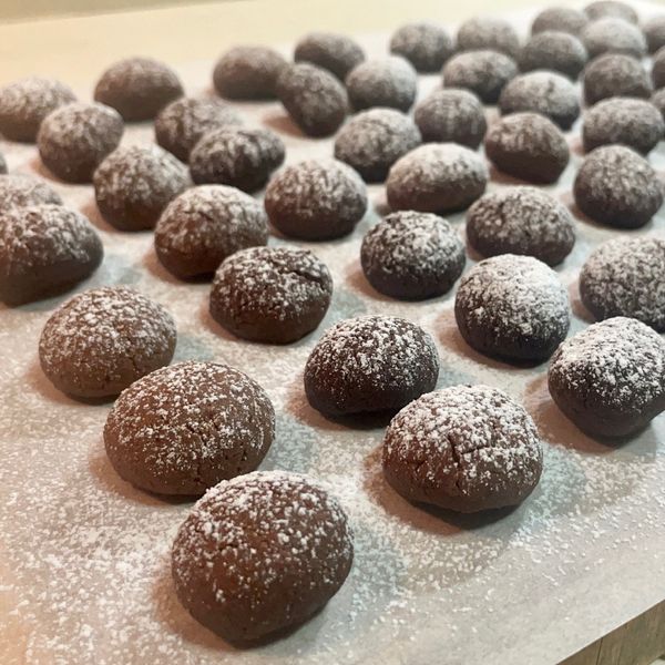 【餅乾】可可雪球：N先生 一起做