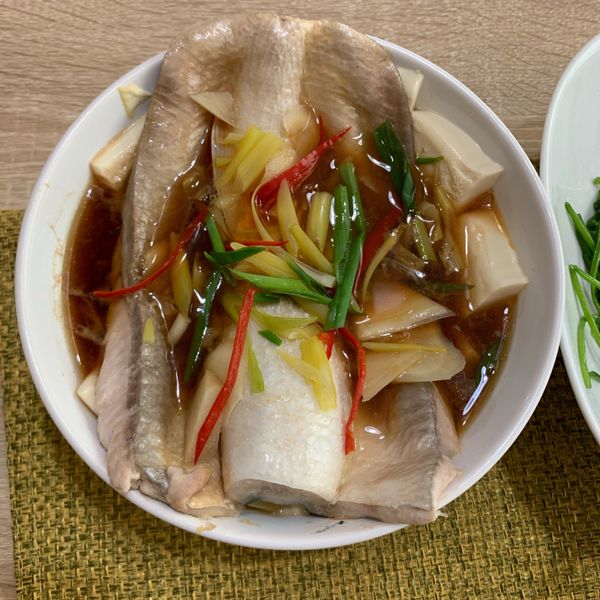 虱目魚肚豆腐蒸：April Chang 一起做