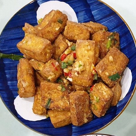 金沙雞蛋豆腐 : Cindy 一起做