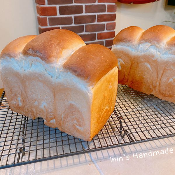 鮮奶山型吐司(皇后吐司配方) : Inin Wang一起做