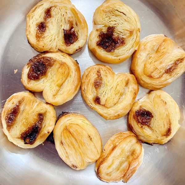 起酥片經典喜餅-黑糖蝴蝶酥:ya chih 一起做