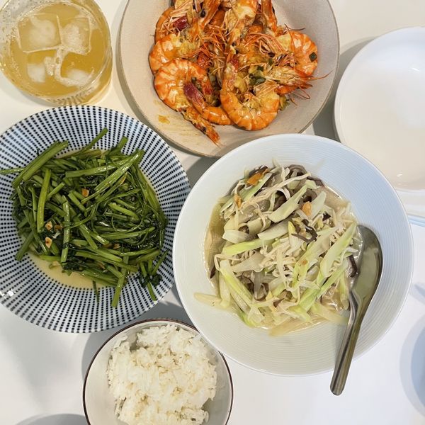 【檸檬胡椒泰國蝦】 : Dora Tu一起做