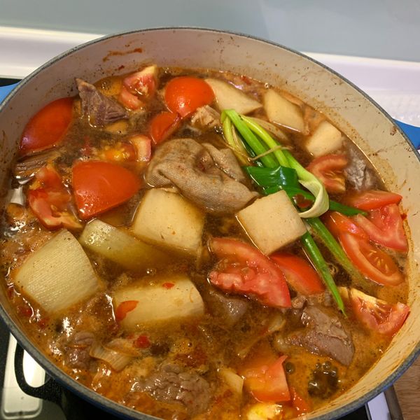 紅燒牛腩：海尼根 一起做