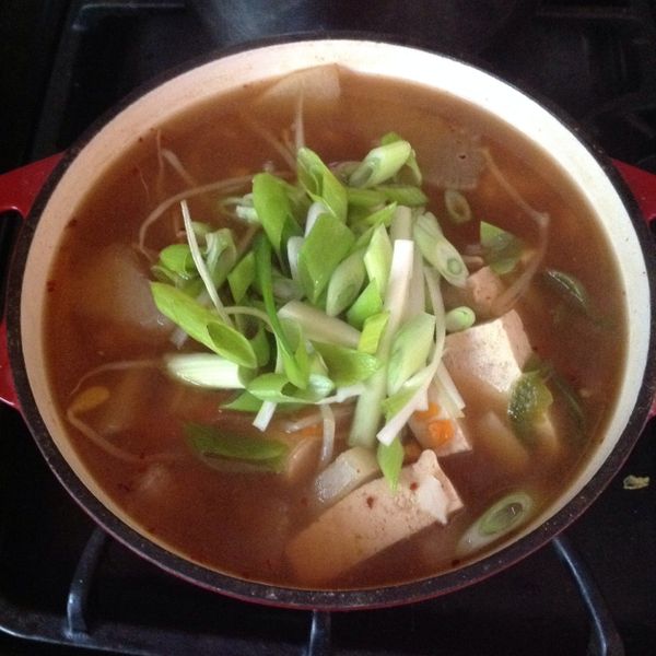 《辣魚片豆腐煲》---韓式料理 : Sharon Chiang一起做