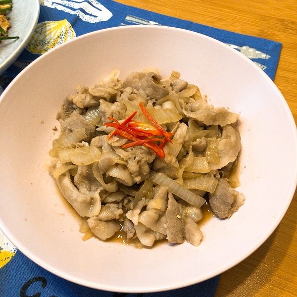 薑汁燒肉:尼可 一起做